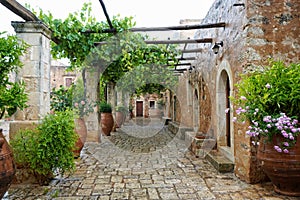 Moni Arkadiou Monastery in Crete