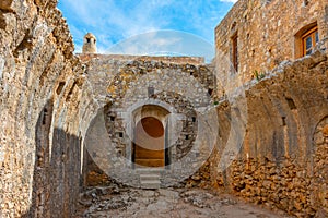 Moni Arkadiou monastery at Greek island Crete