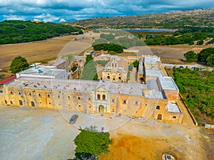 Moni Arkadiou monastery at Greek island Crete