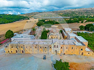 Moni Arkadiou monastery at Greek island Crete