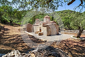 Moni Grivitsanis old Orthodox Church in Messenia - Greece