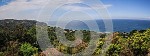 Panorama on beautiful bay near moni, Nusa Tenggara, flores island, Indonesia photo