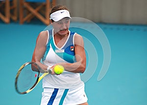 Monica Niculescu in action at 2010 China Open