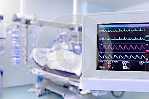 Monitor as a concept of clock surveillance of the patient