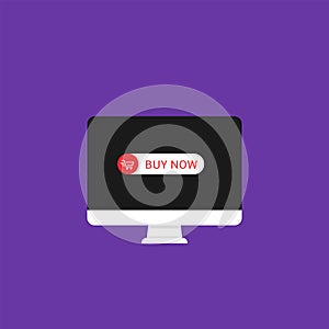 Monitor with buy now button