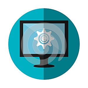 Monitor desktop computer icon