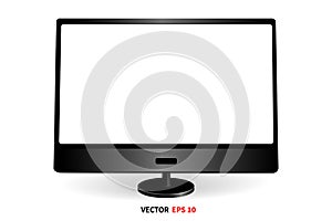 Monitor front view template
