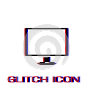 Monitor icon flat