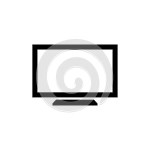 Monitor icon flat vector template design trendy