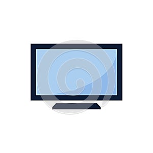 Monitor icon flat vector template design trendy