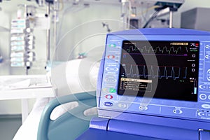 Monitor intra-aortic counterpulsation device