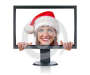 Monitor and Santa