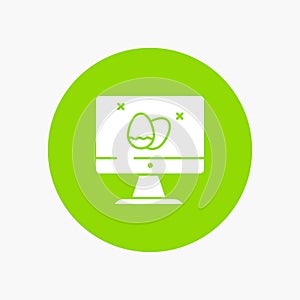 Monitor, Screen, Egg, Easter