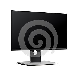 Monitor screen isolated