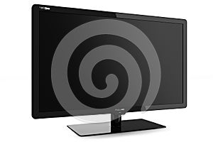 Monitor TV on white background