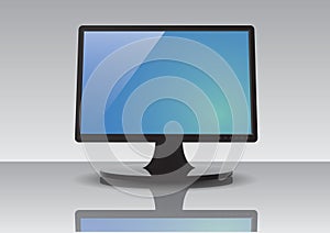 monitor. Vector illustration decorative design