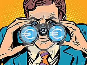 Monitoring the currency Euro exchange rate