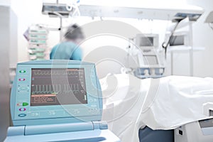 Monitoring of heart activity of patient