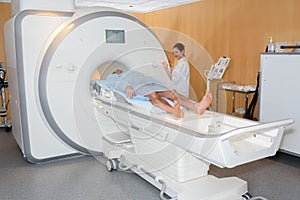Monitoring patient inside MRI