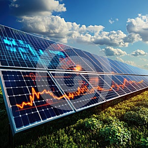 Monitoring system visualizes solar panel performance in daylight