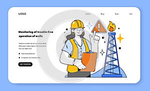 Monitoring of trouble-free operation of wells. Control in the development