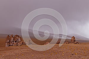 Monjes de la Pacana Atacama Desert Chile