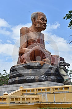 Monk. Buddhist temple. Thailand