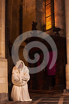 Monk in prayer