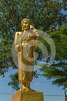 Monk statue for Shin Thiwali or Sivali