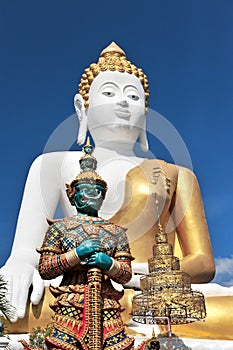Monk statue in Thailand