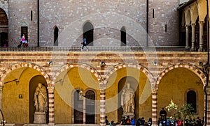 Monk teach in monastery