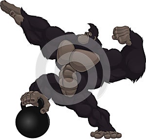 Monkey athlete