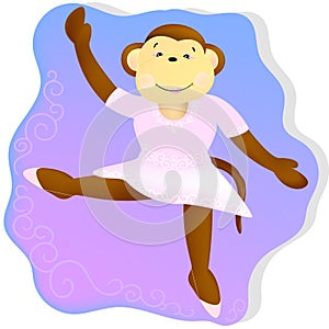 Monkey ballerina