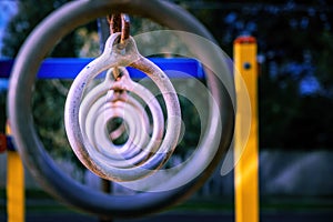 Monkey bars in perspective.