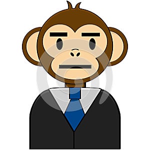 Monkey business cartoon