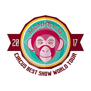 Monkey D circus best show world tour 2017 emblem