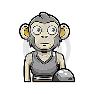 Monkey Foraging with Achy Feelings