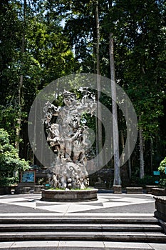 Monkey forest in Bali (Sangeh)