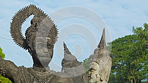 Monkey god in Sculpture Buddha Park (Xieng Khuan). Laos, Vientiane