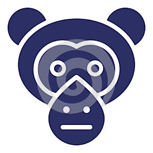 Monkey  Isolated Vector Icon which can be easily modified or edited as you want
