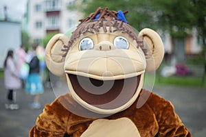 Monkey life-size puppet. Monkey costume for man.