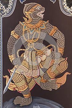 Monkey of Ramayana photo