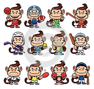 Monkey Sports Set