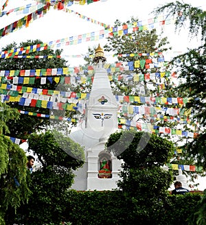 Monkey temple architectural views