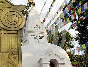 Monkey Temple architecture view