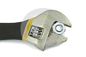 Monkey wrench and bolt nut