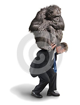 Monkey on Your Back Drug Addiction Financial Burden