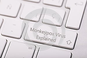Monkeypox Virus explained concept.