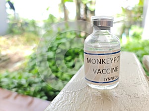Monkeypox virus vaccine, also known as Moneypox virus, is a double-stranded DNA, animal-to-human virus and strain of the genus. photo