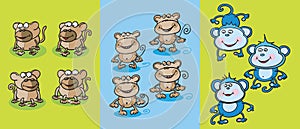 Monkeys clipart